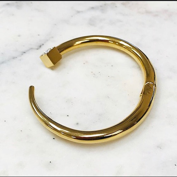 Pavé Cubic Zirconia Cube Bracelet,NWT-Boutique - Picture 7 of 10